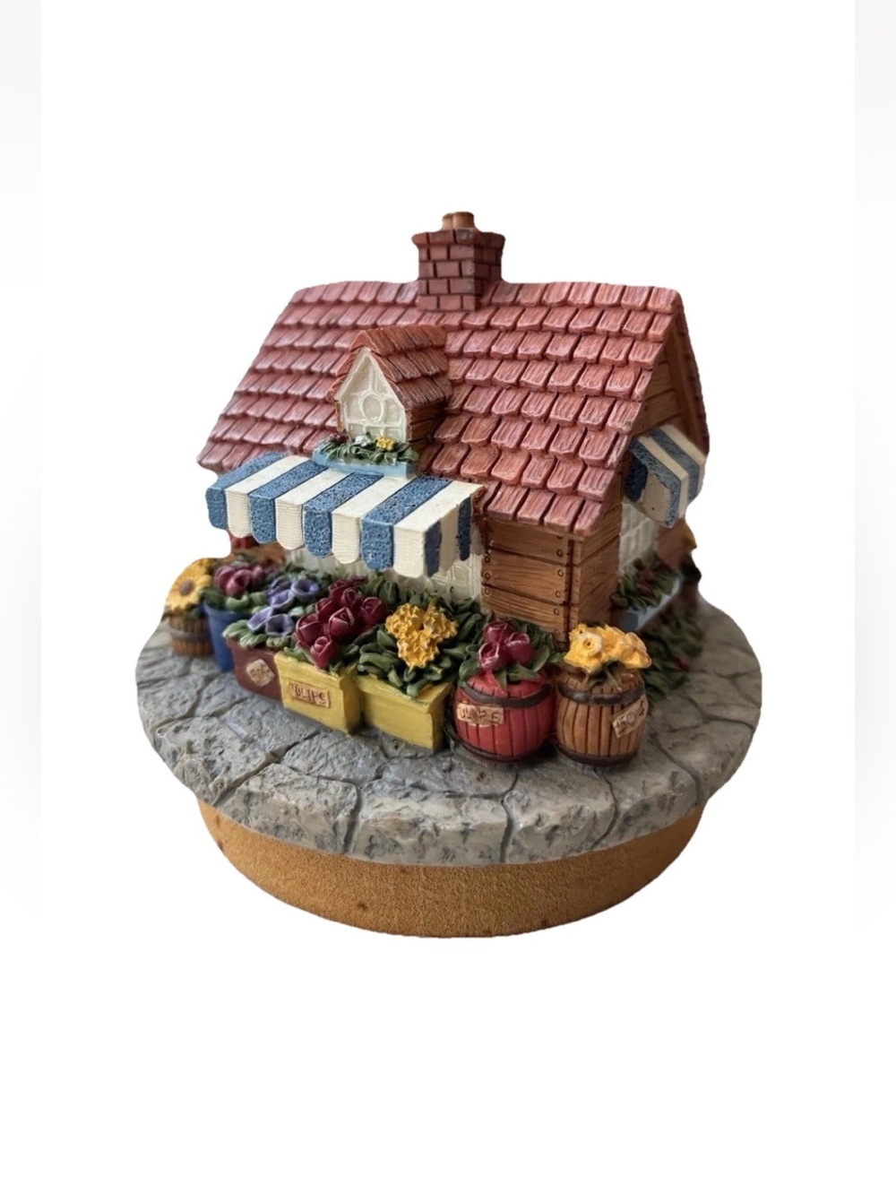Our America Candle Jar Topper Mums Flowers Shop Cottage Fits 3” Jar